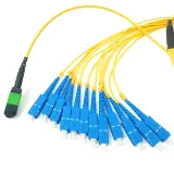 12-Core MPO SC/UPC/APC Wi-Fi Fiber Optic Fanout Patch Cord G657A2 1x12 Breakout Cable Data