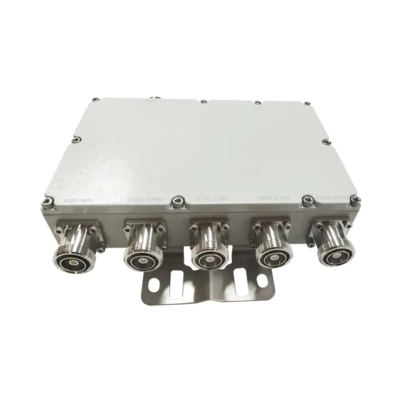 Factory Customized 690-960&1710-1880&1920-2170&2300-2690&3300-4000MHz RF Pentaplexer Low P
