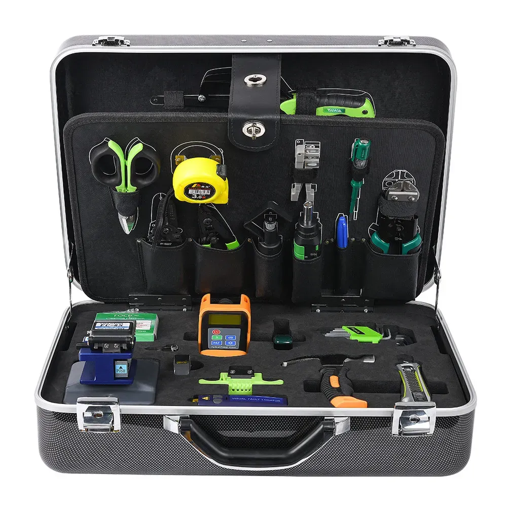 FTTH Fiber Optic Termination Tool Set/Tool Kit Tfs-40 Ftth Fiber Optic Tool Kit-boxintelecom