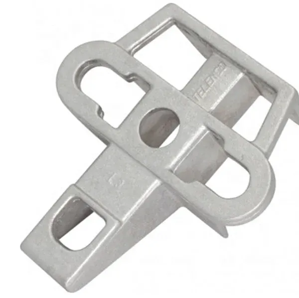 Optical Aluminum Alloy Mounting  Adss Cable Upb Clamp Upb Aluminium Universal Pole Bracket