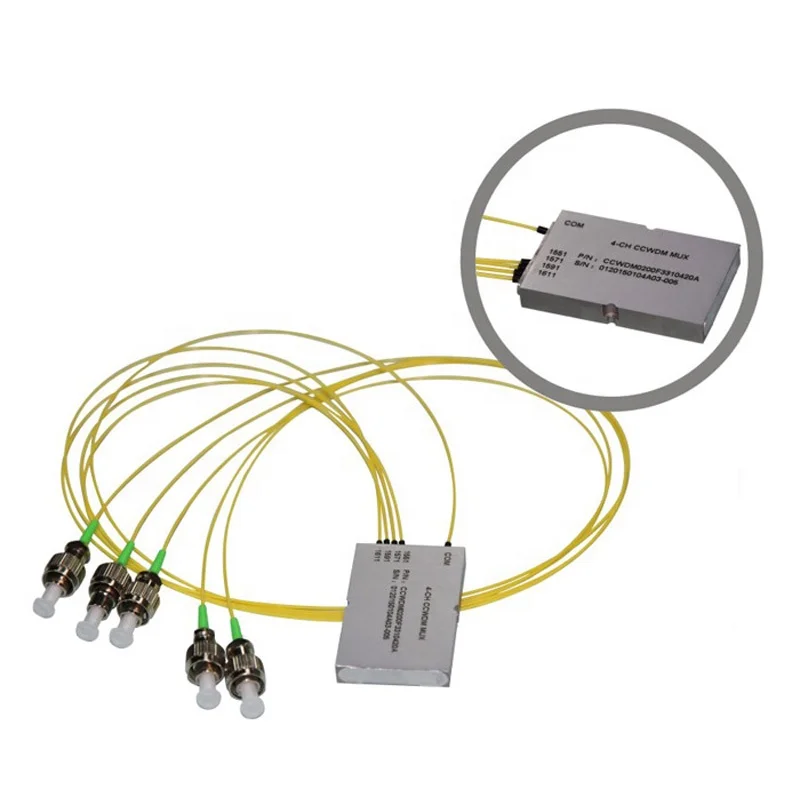 Factory Customization Full Wavelength Division Multiplexer Mux Demux FWDM CWDM DWDM 980-1640nm Range 1-128 Ports CE Certified-boxintelecom