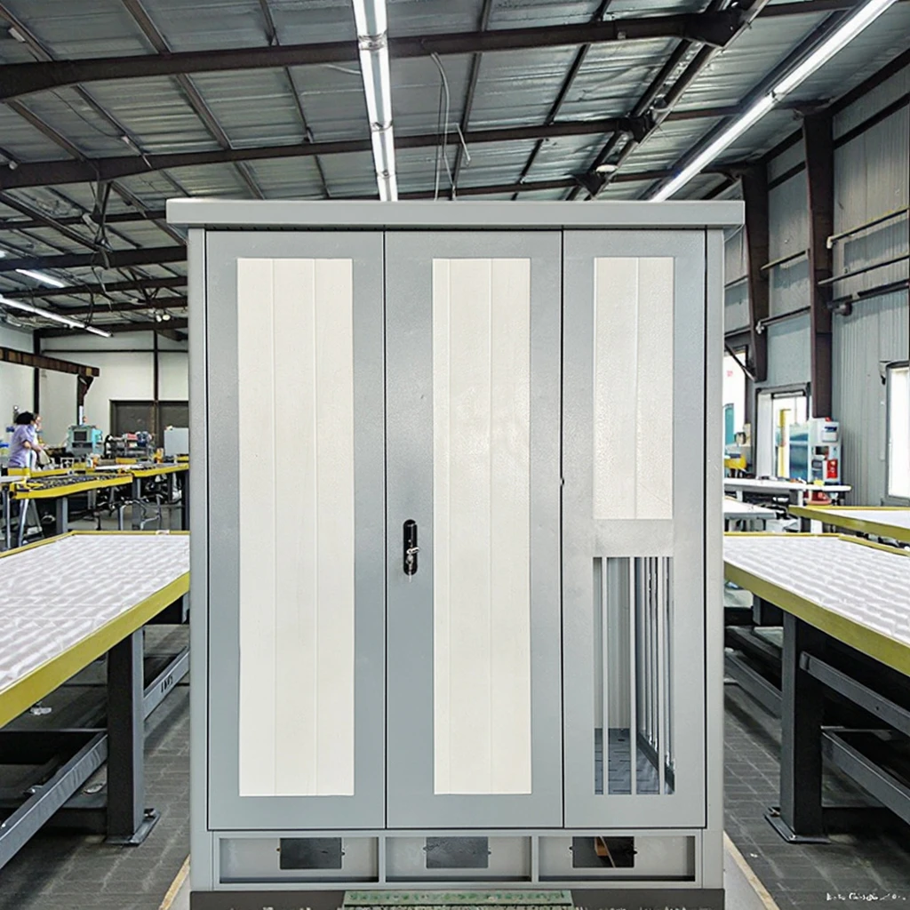 Wholesale Integrated 4G Base Station Steel/Aluminum Cabinet Outdoor Power Battery Instrument Enclosures IP55 Protection Level RH-boxintelecom