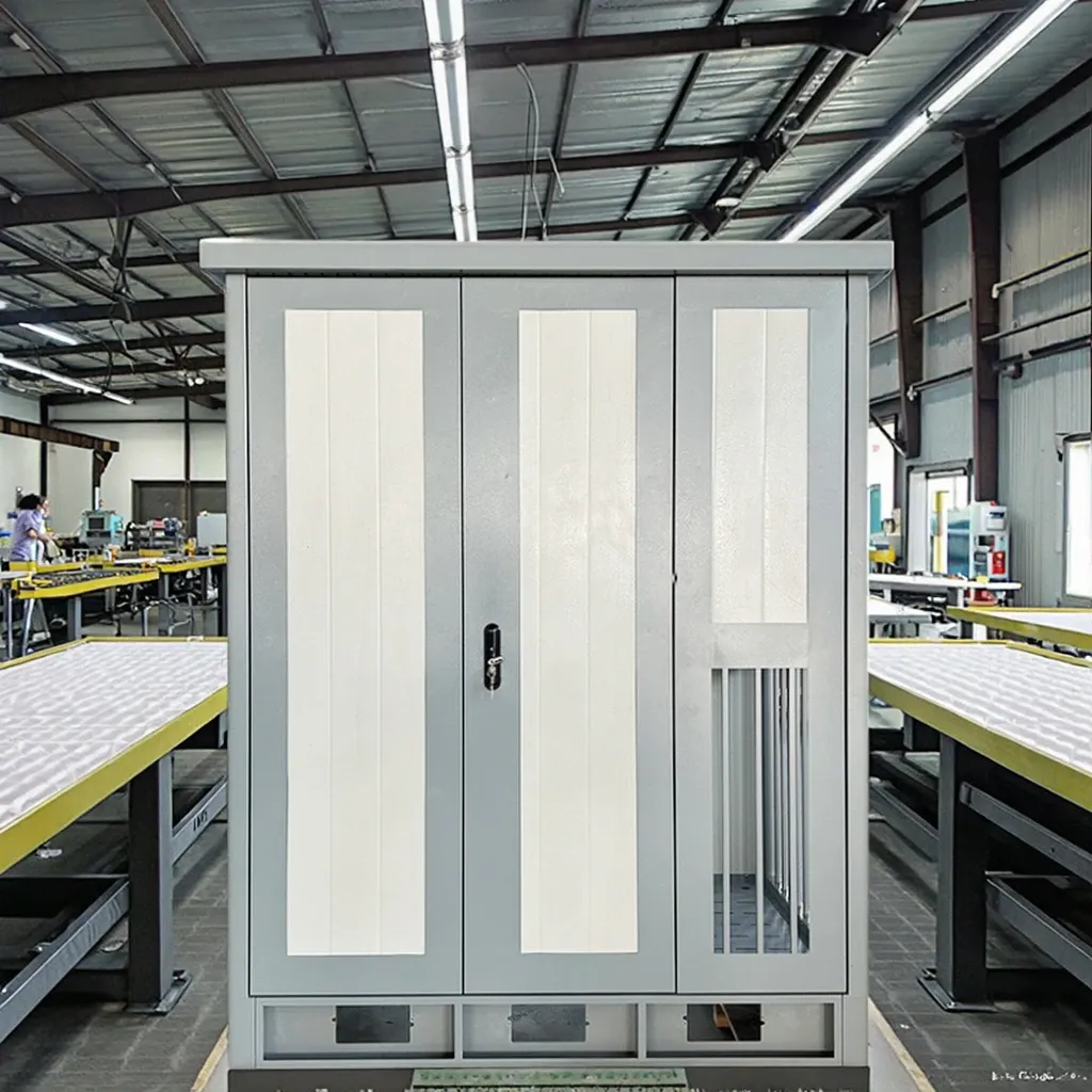 Wholesale Integrated 4G Base Station Steel/Aluminum Cabinet Outdoor Power Battery Instrument Enclosures IP55 Protection Level RH-boxintelecom