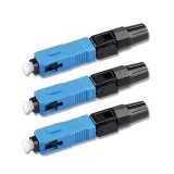 Fiber Optic Fast Connector SC APC UPC Quick Connector For FTTH Drop Cable field terminatio