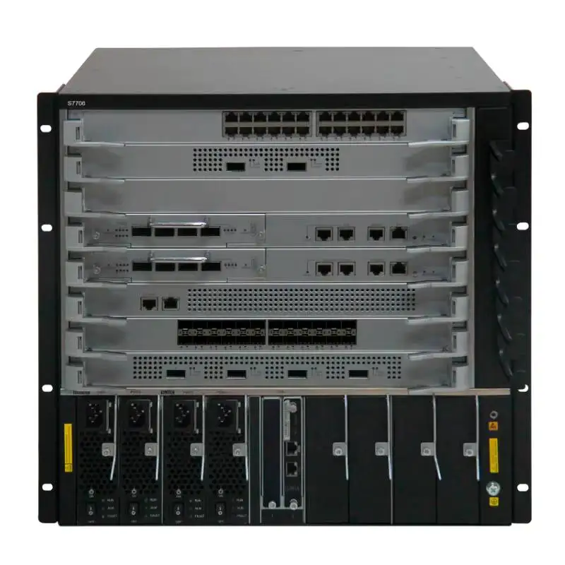 Cloudengine S7700 Series 4.64 Tbit/s 3480 Mpps H-QoS PoE 100 GE ports, support SVF 2.0 Sma