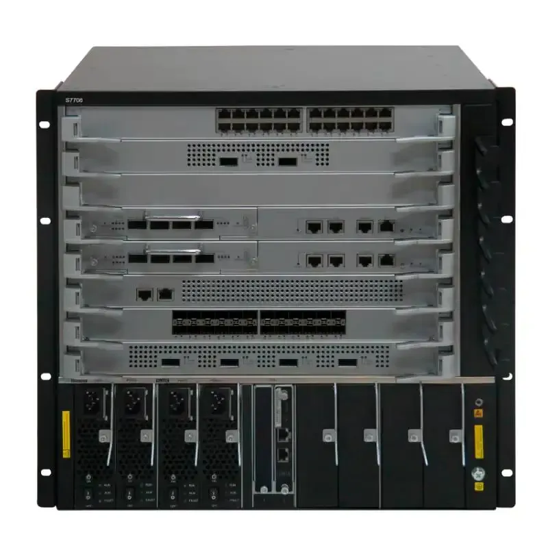 Cloudengine S7700 Series 4.64 Tbit/s 3480 Mpps H-QoS PoE 100 GE ports, support SVF 2.0 Sma