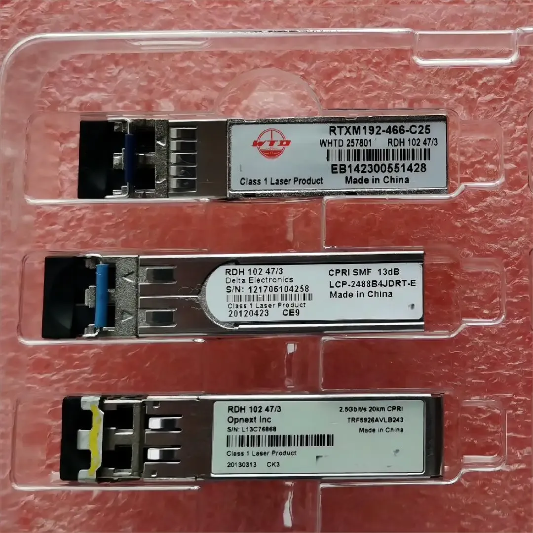 RDH 102 47/3 Optical Module RDH10247/3 Optical Transceiver CPRI 1000BASE-LX20 SFP