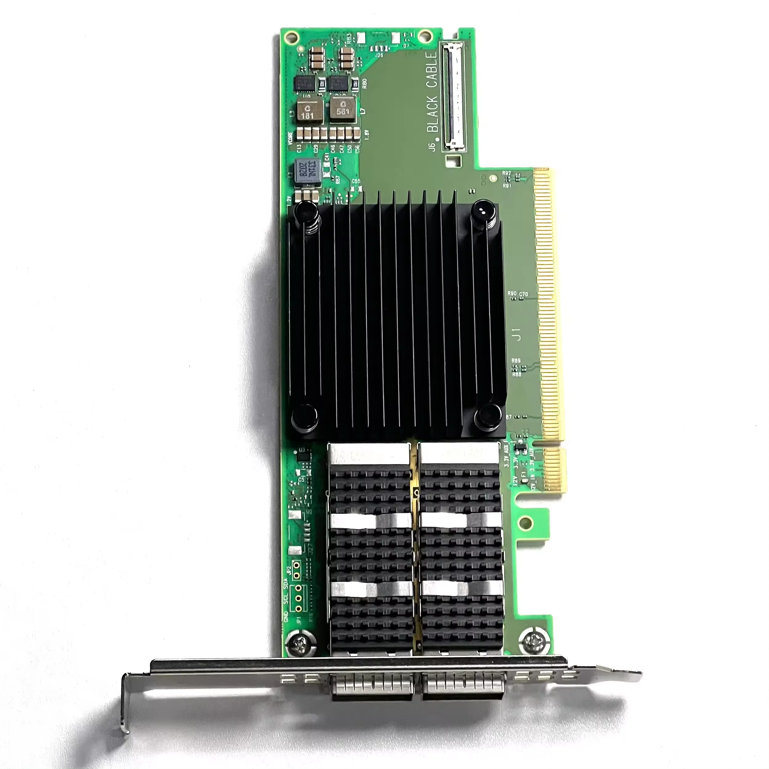 MCX556A-ECAT Mellanox ConnectX-5 VPI Adapter Card EDR IB 100GbE Dual-Port QSFP28 MCX556A-ECAT-boxintelecom