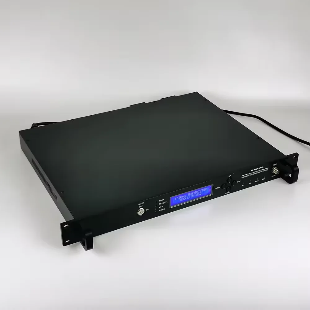 1550nm 10mW 10dBm Directly Modulation CATV Optical Transmitter with AGC and Dual Power Supply and Simple Network Management Func-boxintelecom