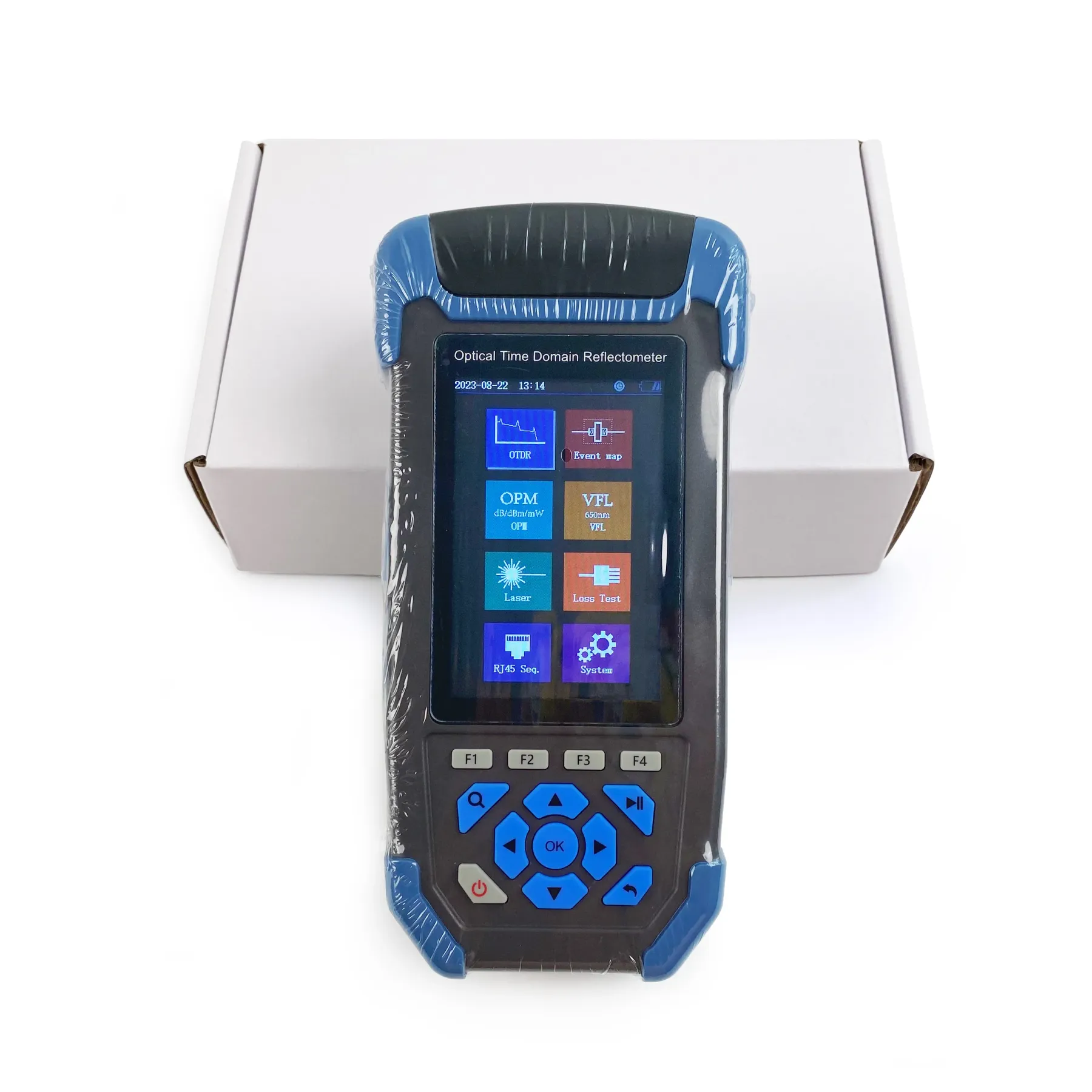 APT Mini OTDR Jw 3302s POE Lighting 8 in 1 Optical Time Domain Reflectometer Event Map OPM