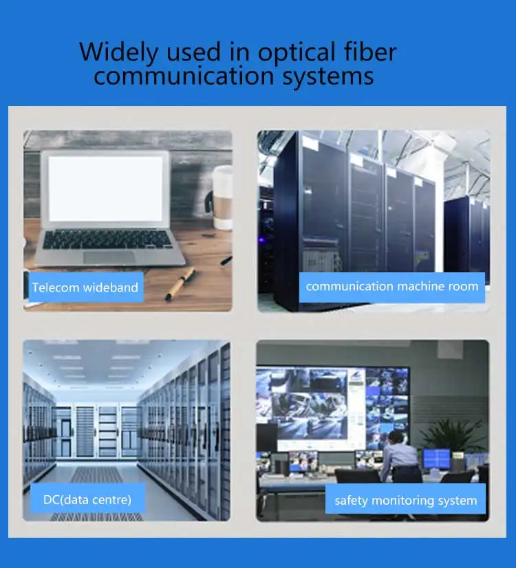 ZG TECH Dual 1x2 Singlemode Fiber Optic Switch 2x4 8 Ports 1310/1550nm Mechanical LC/SC/FC/ST Connectors FTTx Use 2 Years