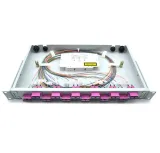 19" Rack-Mount Optical Distribution Frame, 24-Core Fiber Termination Box for SC/LC/FC/ST, 