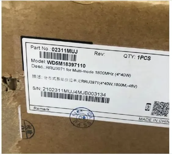RRU3971 02311HKL 1800MHz 4T4R Telecom Parts Radio Remote Unit