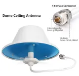 Omnidirectional Antenna 3.5dBi Indoor Ceiling Antenna 700-3700MHz for Communication
