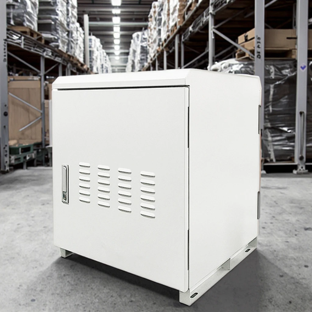 Outdoor 5G Rooftop Station Control Box 10U 12U 300A Power Supply IP55 Rated Powder Coated Galvanized Steel Floor/Wall Mount RH-boxintelecom