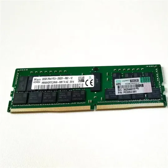 Popular Product RAM 805351-B21 32GB 2400MHz 288P 2-Rank ECC Reg DDR4 Memory for G8 G9 Serv