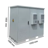 Customizable 5G Outdoor Aluminum Steel Three-Compartment Battery Cabinet IP55 Electronics 
