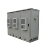 Integrated Waterproof Outdoor Electronic Instrument Cabinet with Three Doors OEM Base Stat
