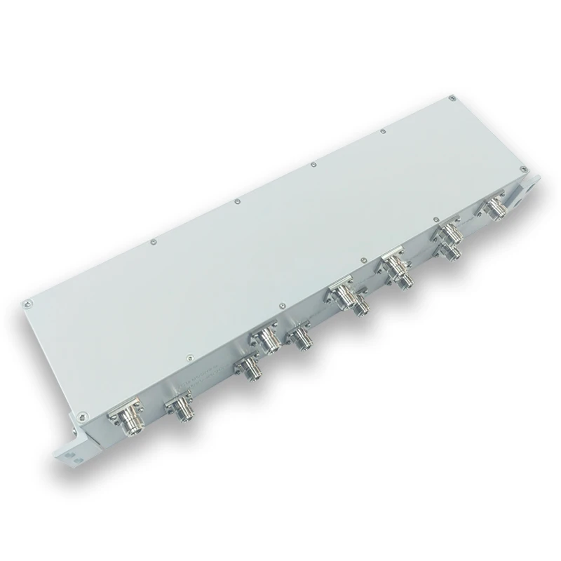 Hot Sale RF Filter Newly High Rejection RF 758-2690MHz 6 in 6 Out Bandpass Cavity Filter f
