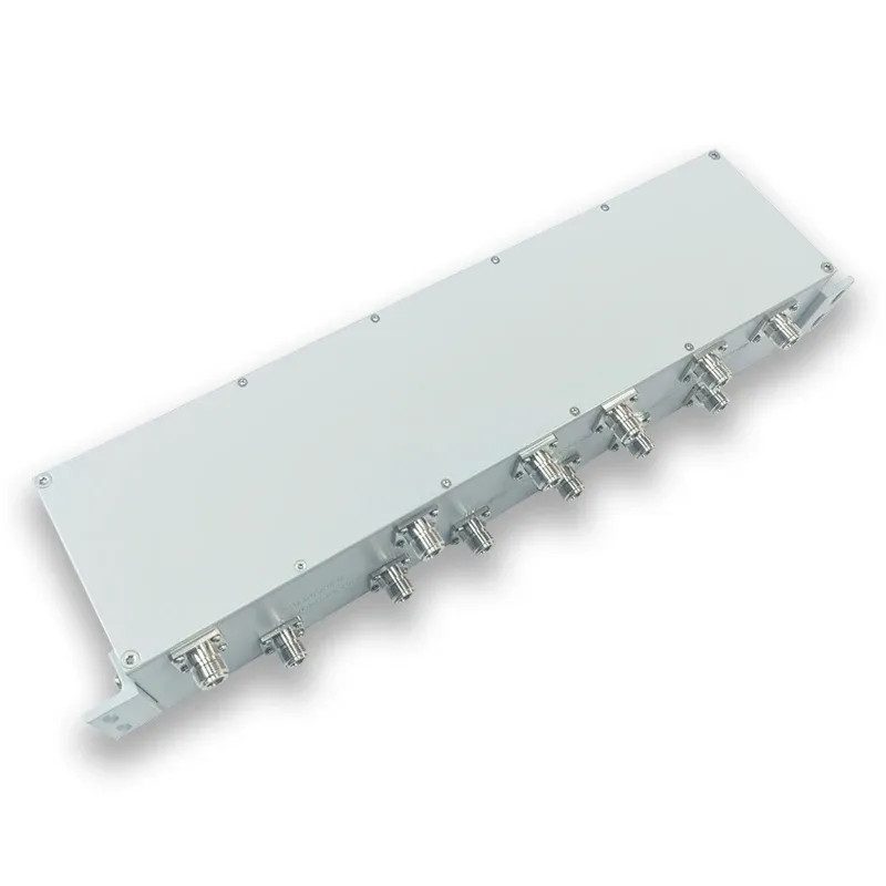Hot Sale RF Filter Newly High Rejection RF 758-2690MHz 6 in 6 Out Bandpass Cavity Filter f