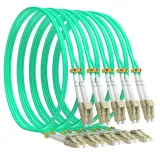 Om3 Lc to Lc Fiber Patch Cable 1m 5 Pack, Multimode Duplex 50/125μm, 10Gb Multi Mode Lc-Lc