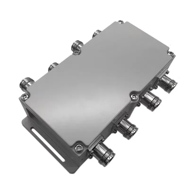 RF High Isolation 4 in 4 Out Hybrid  Combiner 698-3800MHz with 4.3-10 Female Type IBS, BTS