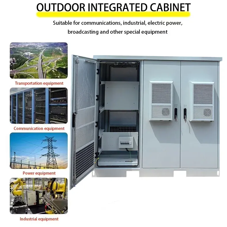 Customized IP55 Outdoor Steel Enclosure 5G Electronic Instrument Shell Three Rooms Battery Cabinet for Electronics Instruments-boxintelecom