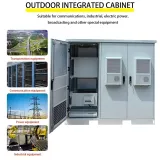 Customized IP55 Outdoor Steel Enclosure 5G Electronic Instrument Shell Three Rooms Battery