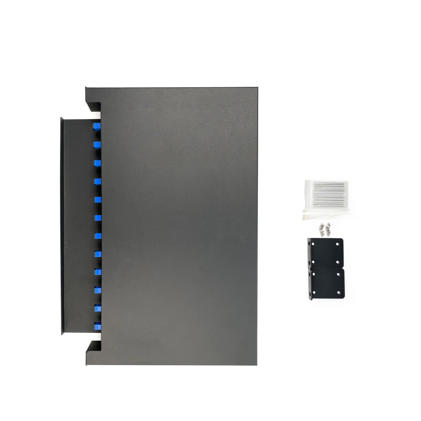 Fiber Patch Panel FTTH Wall Mounted Sc/FC/St/LC APC/Upc Distribution Frame Fiber Optic Pat
