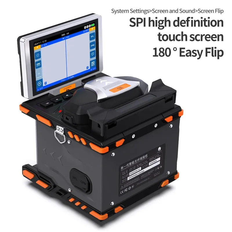 M5 Fiber Optic fusion Splicer Fiber Optic fusion Splicer 6 Motor Fiber Core Alignment Spli
