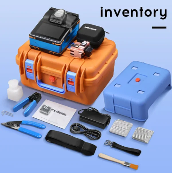 FTTH  Optical Fiber Fusion Splicer Core Alignment Fusion K5 Splicing Machine FTTH Fast fusion Splicer Machine 6 Moter-boxintelecom