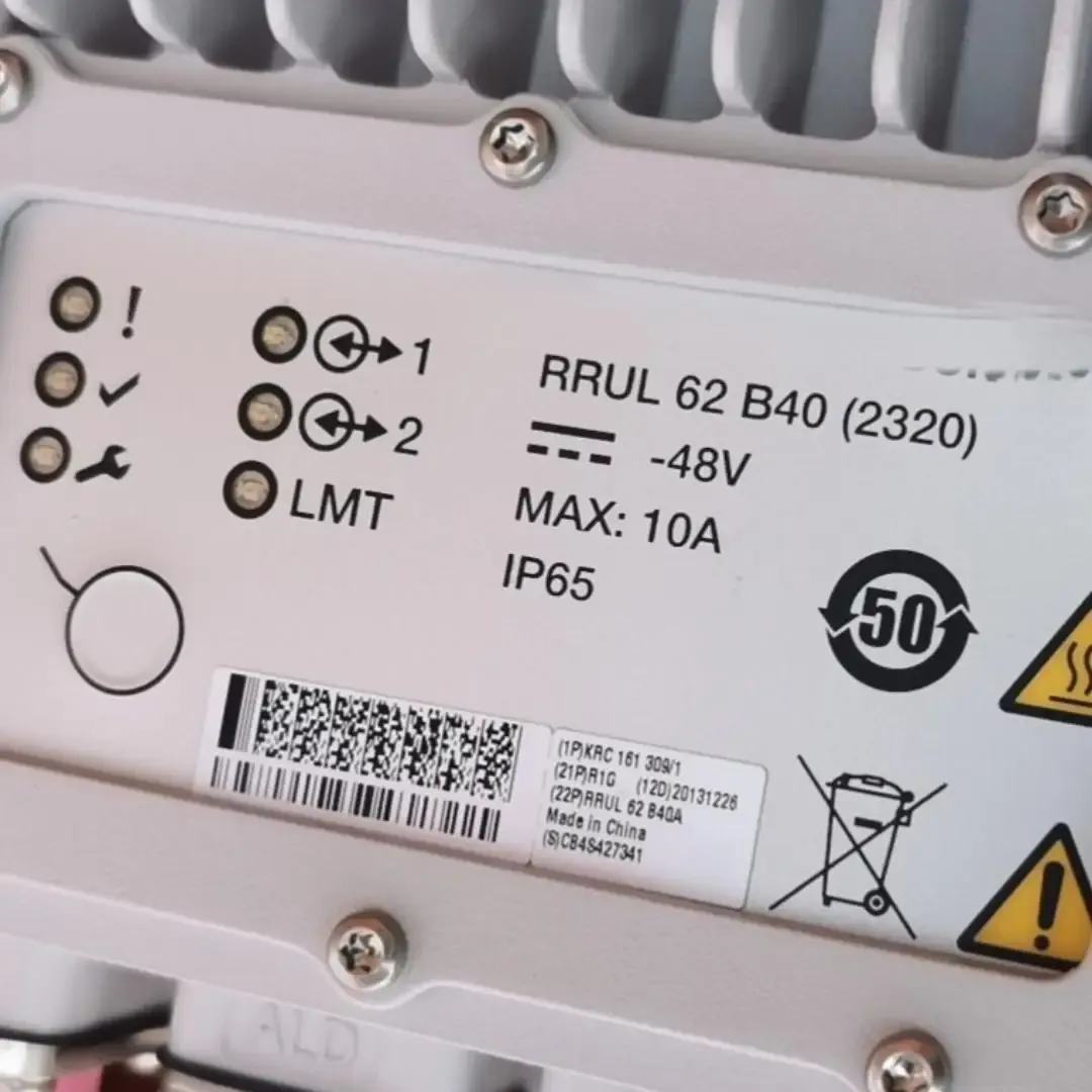RRUL 62 B40A KRC 161 309/1 Wireless Base Station RF Unit RRUL 62B40A KRC161309/1