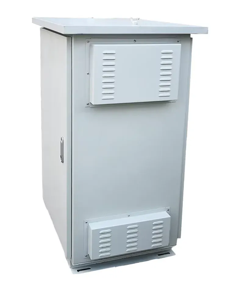Outdoor Integrated Cabinet IP55 Waterproof Electronic Instrument Enclosure 5G Network Base Station Server Tower Aluminum Steel-boxintelecom