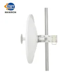 Hpt Sale Dish Antenna 100W 4900MHz - 6500MHz 25dBi Parabolic Grid Antenna With N Female Co