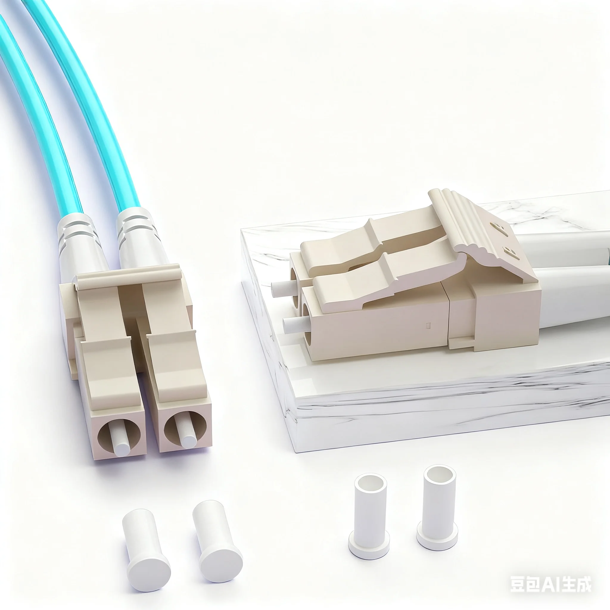 OM3/OM4 10G Multimode Fiber Patch Cable LC-LC/LC-SC/LC-FC/LC-ST Duplex Fiber Optic Jumper 