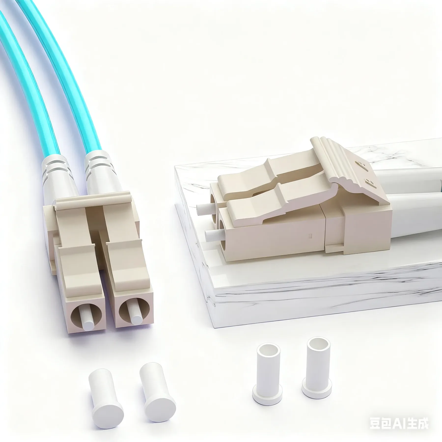 OM3/OM4 10G Multimode Fiber Patch Cable LC-LC/LC-SC/LC-FC/LC-ST Duplex Fiber Optic Jumper 