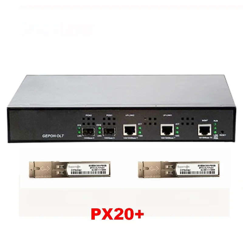 2 Pon Port 20km Fiber Ftth Gpon Epon Gepon Olt All Brand  2 ports OLT EPON-boxintelecom