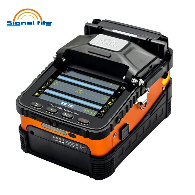 AI-5 Pro Signal Fire Fiber Optic Fusion Splicer FTTH Telecom Splicing Machine
