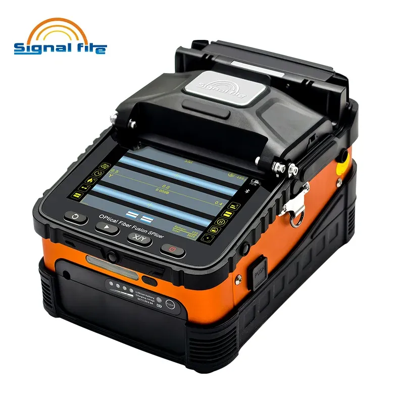 AI-5 Pro Signal Fire Fiber Optic Fusion Splicer FTTH Telecom Splicing Machine