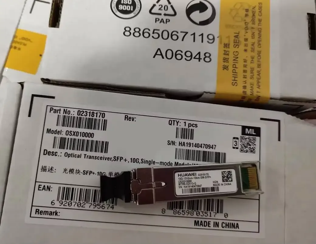 In Stock Original SFP+ 10G Single Model Module 1310NM 10KM LC 02318170 OSX010000-boxintelecom