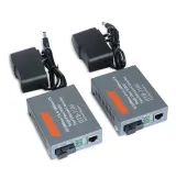 HTB-3100AB 25KM AB 10/100Mbps Fiber Optical Media Converter Single Mode Single Fiber SC Po