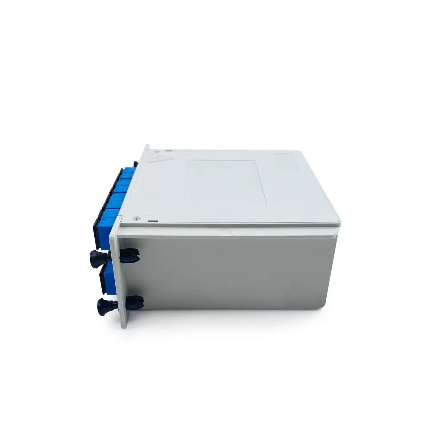 Cassette Type FTTH 1*16 Fiber PLC Splitter Low Insertion Loss 1*8 Fiber Cassette Splitter 
