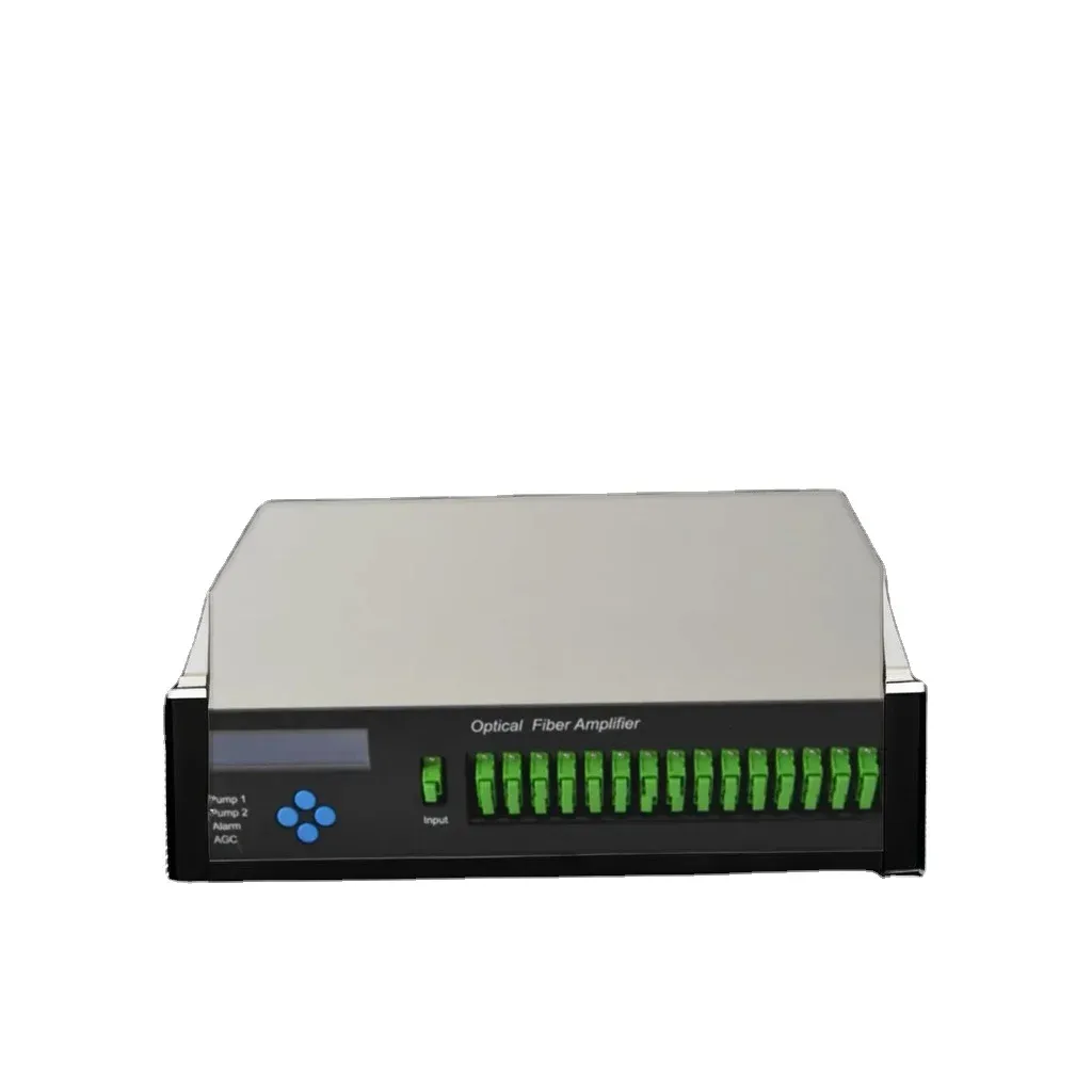 NETURAL 4/8/16 Ports WDM EDFA PON 1550nm Optical Amplifier with 23dB for Fiber Communication-boxintelecom