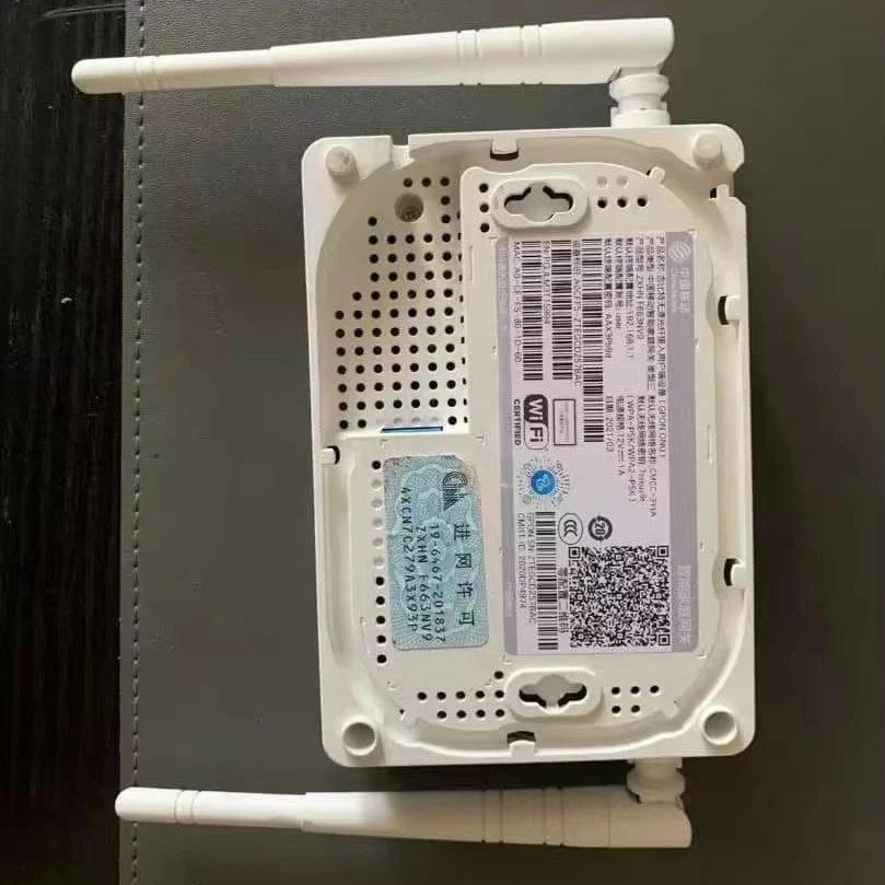 Hot-selling ZTE XPON ONU F663NV3a F663NV9 4 LAN Ports 1POT 1USB FTTH ONT English Firmware WIFI Routers-boxintelecom