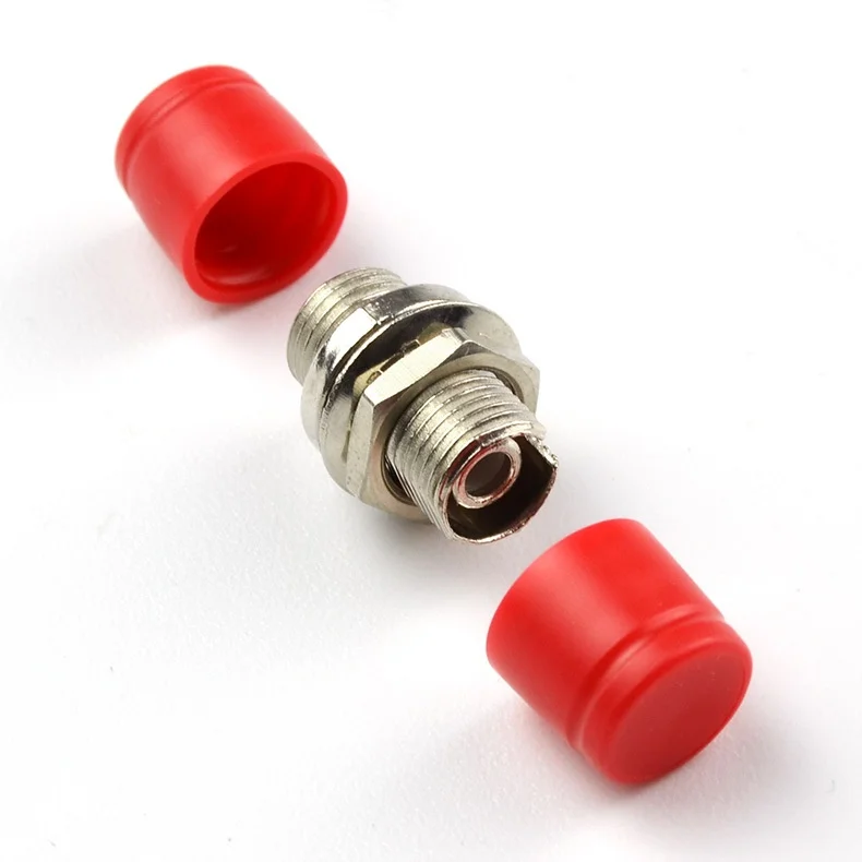 OEM Alloy FC-FC Fiber Optic Coupler Adapter Telecom Grade Circular Flange Connector 1 Year