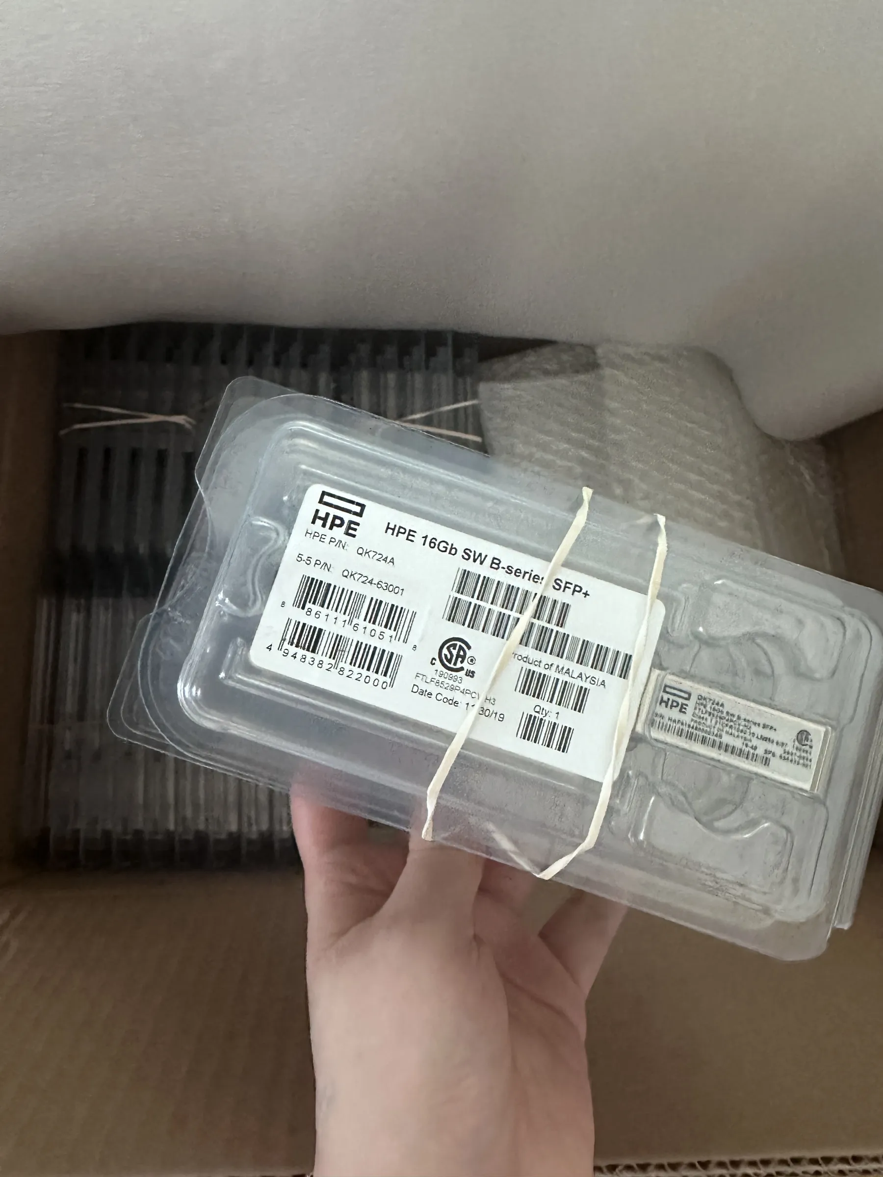 Networkmodule SFP  Memory10g 850nm 0.3km,10g Multi Optical Transceiver,Muti-mode QK724A-boxintelecom