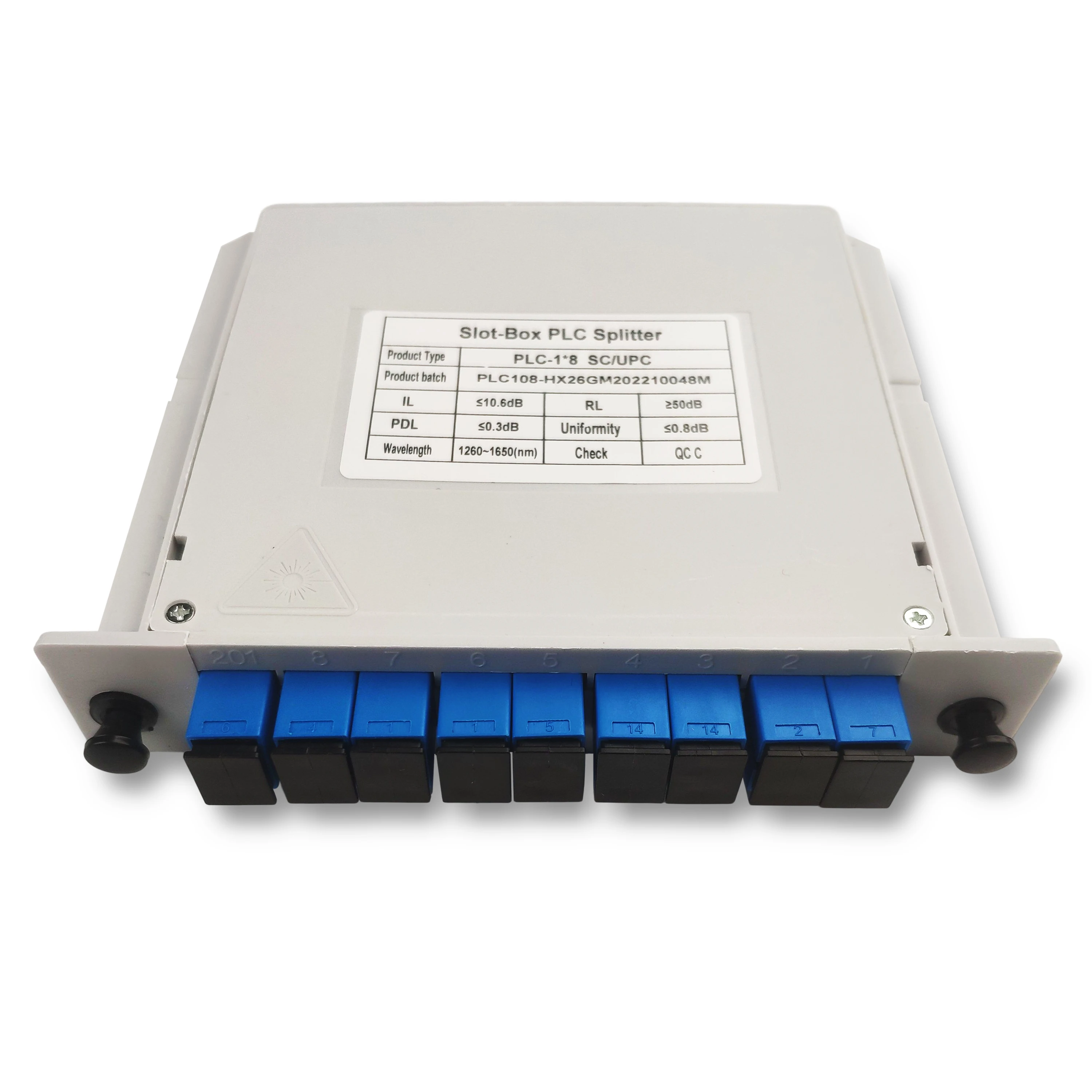 Ftth Low Il sc Apc/upc 1x32 1x8 1x16 Singlemode Sm Fiber Optic Abs Box Optical Plc Splitte