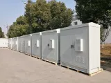 38U Height Outdoor Data Cabinet Floor Mounted 19 Stainless Steel IP55 Weatherproof Telecom