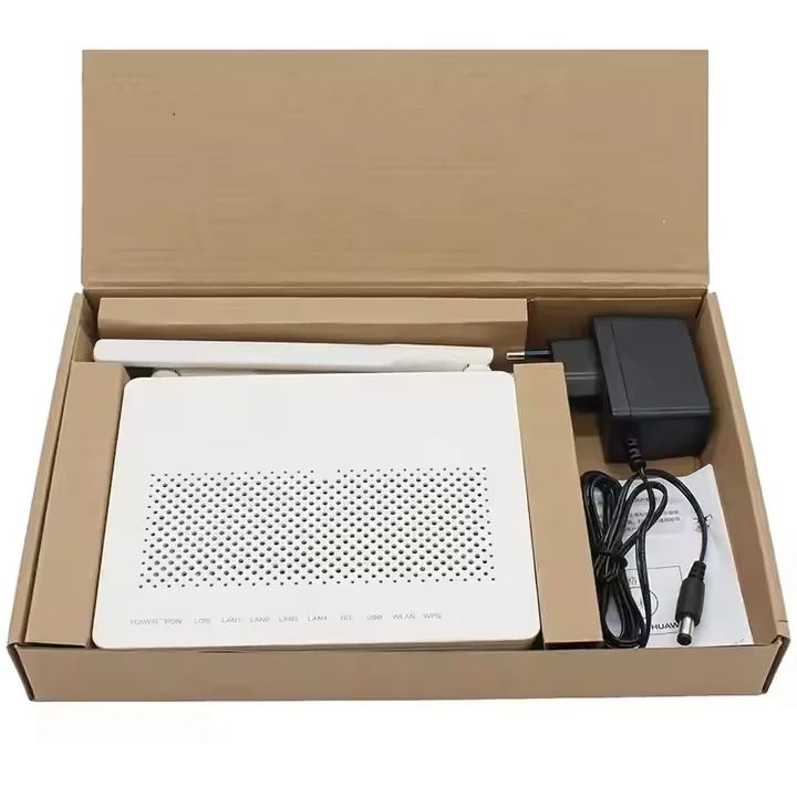 Hot Selling HG8546M Gpon Xpon 5dbi WiFi Echolife 1GE+3FE+1Tel+USB+2.4GHz English Firmware Router Model 5G Network Connectivity-boxintelecom