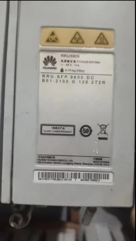 RRU5909 M2100 02311TBC 02311TBD for RRU base station-boxintelecom